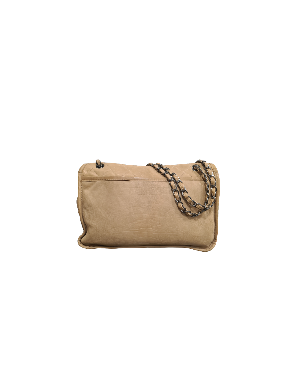 Sac CHANEL cuir d'agneau beige