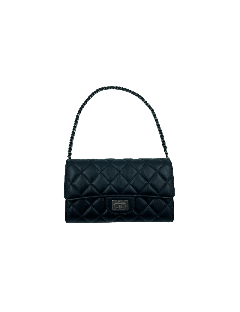 CHANEL Pochette 255 noir et porte-monnaie