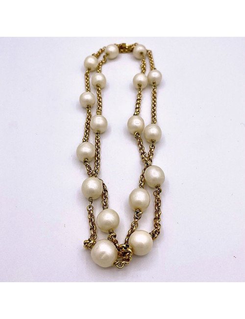CHANEL Vintage Pearl Necklace