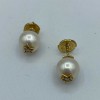 CHANEL pearl earrings