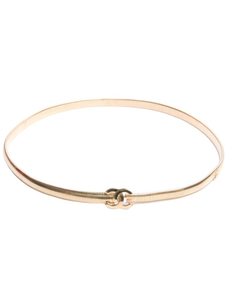 CHANEL ceinture T 67 serpent doré