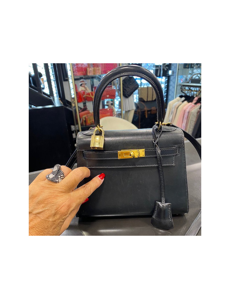 Mini Kelly 20 HERMES cuir box