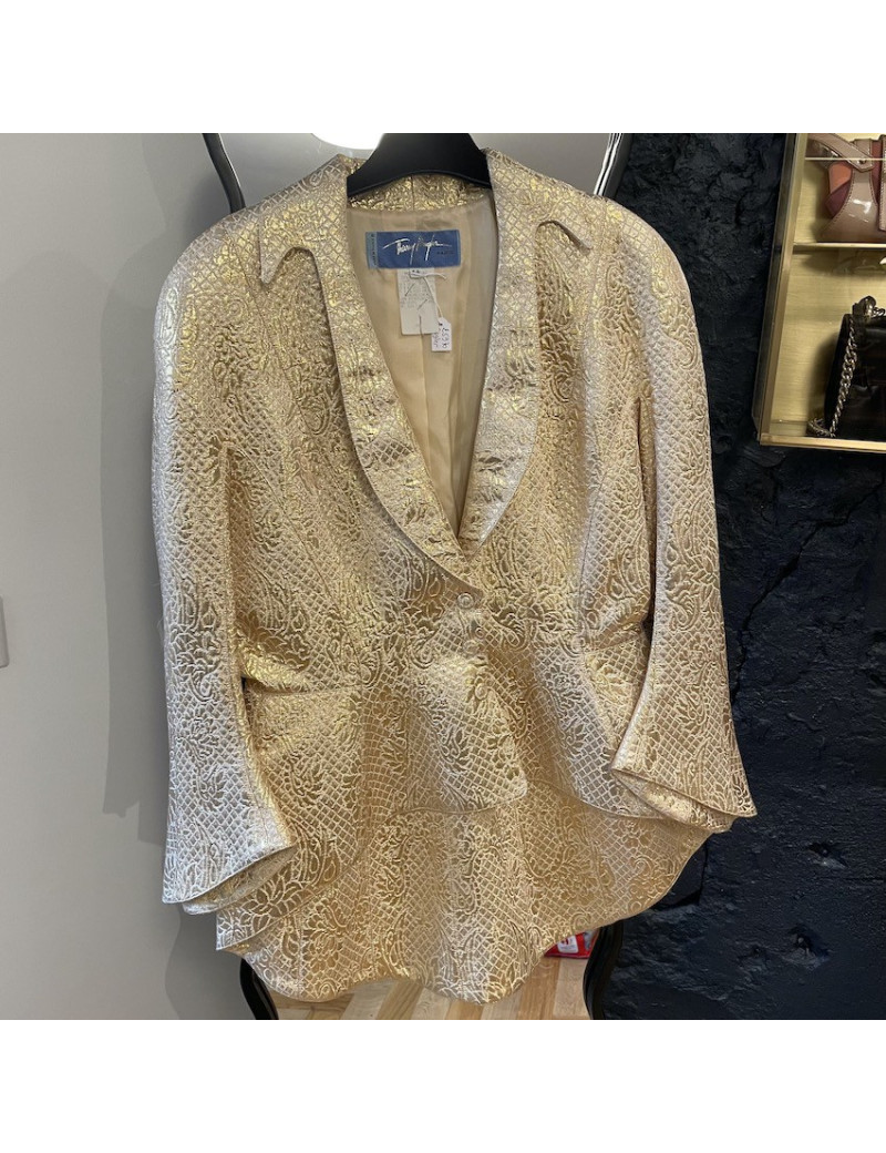 Veste T44  T. MUGLER dorée 