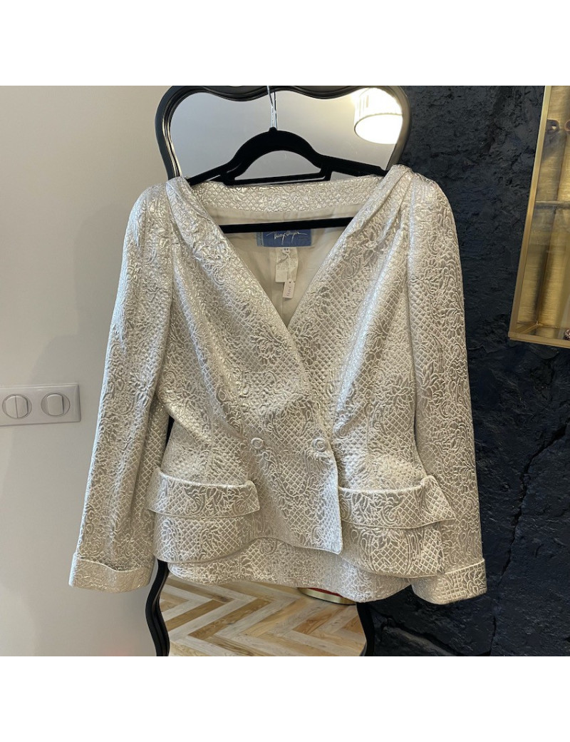 Veste T44  T. MUGLER Argent 