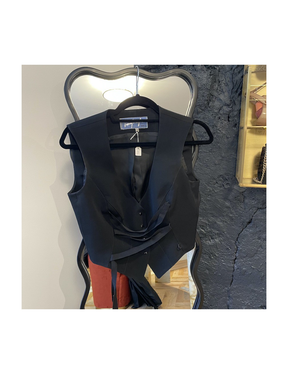 Gilet THIERRY MUGLER sans manche noir