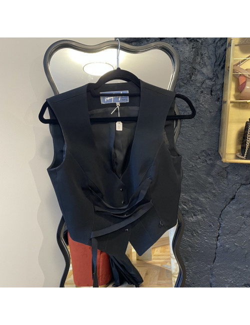 Gilet THIERRY MUGLER sans manche noir