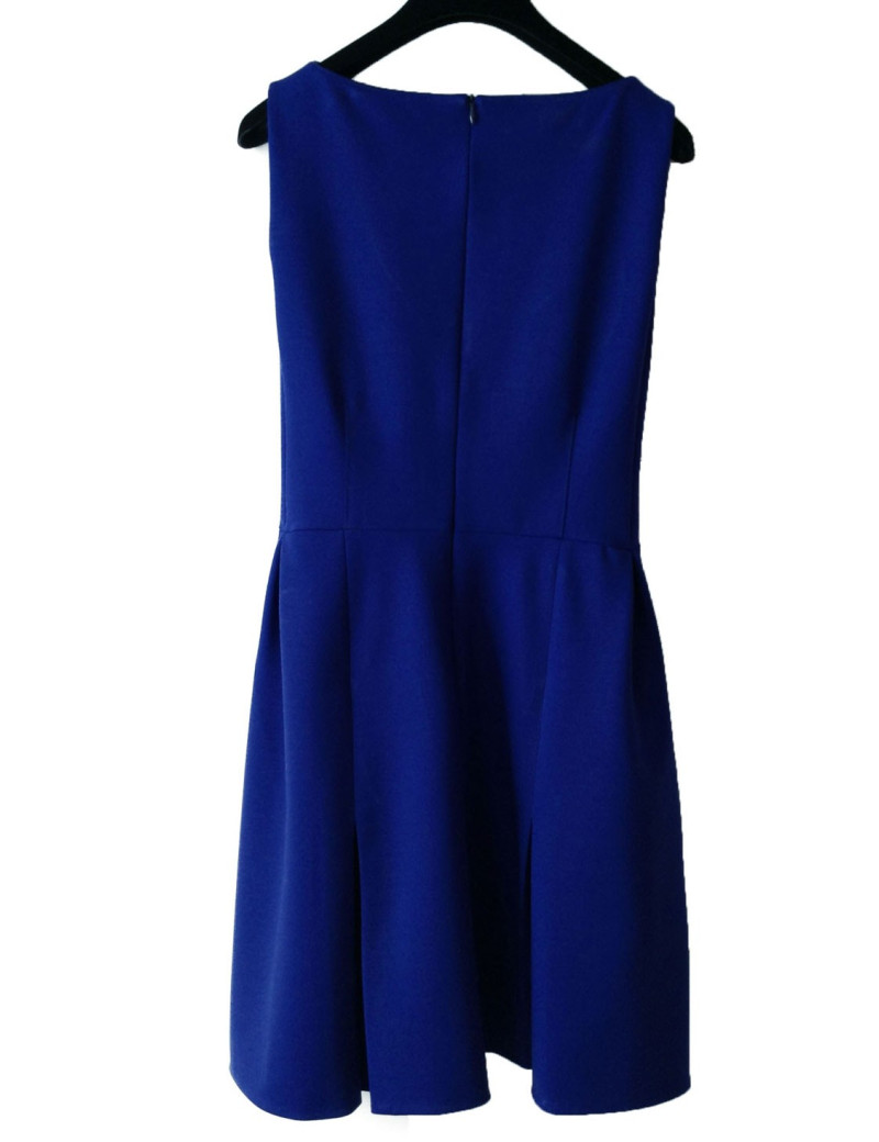 Robe YVES SAINT LAURENT bleu électrique