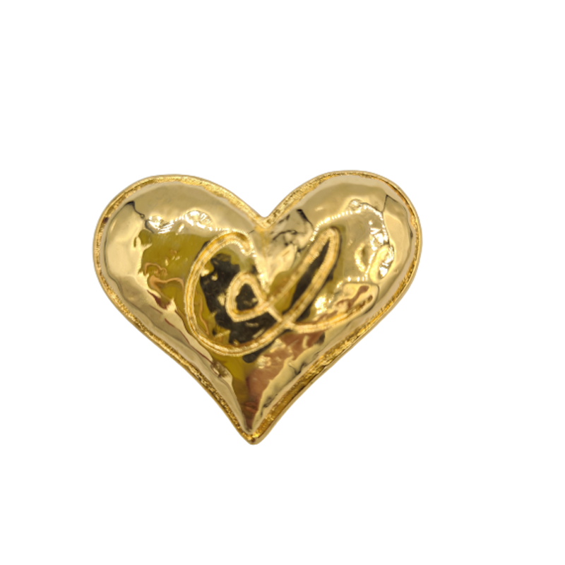 CHRISTIAN LACROIX vintage heart brooch - Certified Authentic Occasion