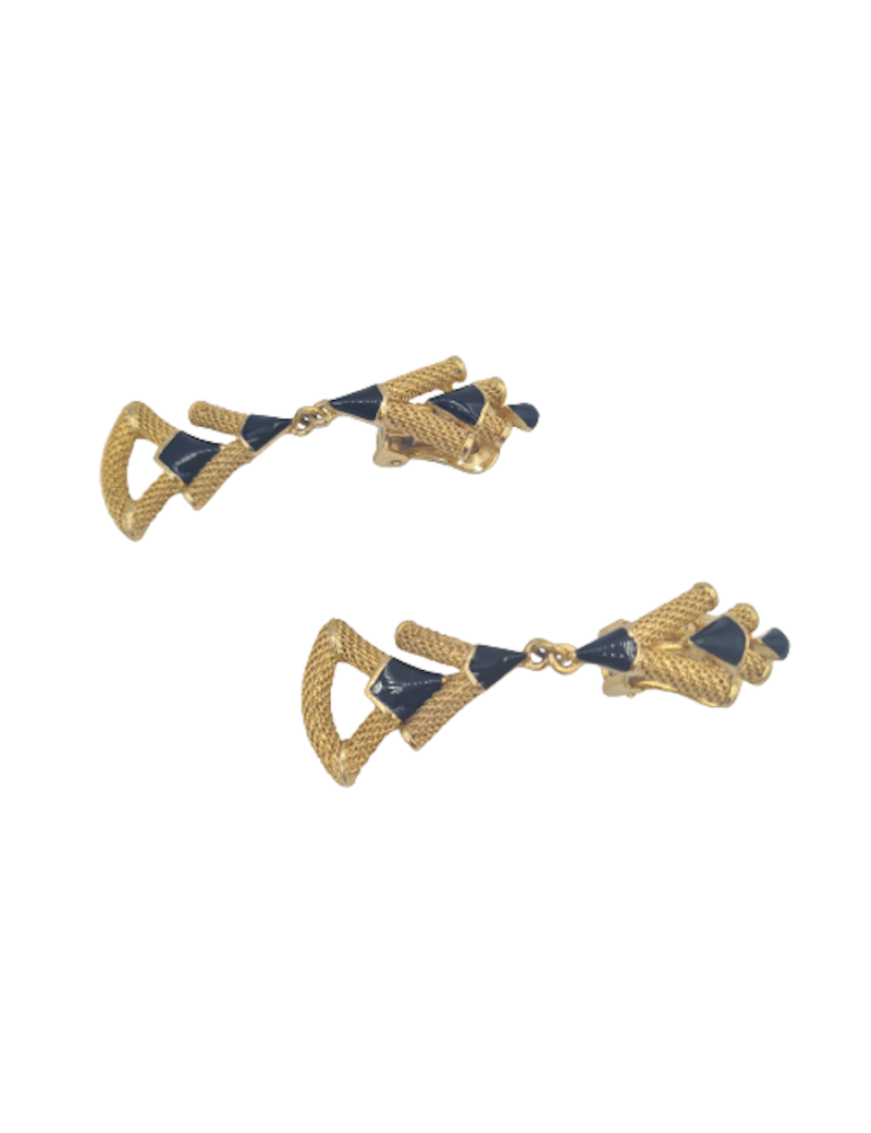 BALENCIAGA Vintage Clip-on Earrings - Pre-Owned JewelCertified 