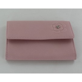 CHANEL wallet pink