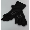 gants CHANEL mi-longs noirs T7