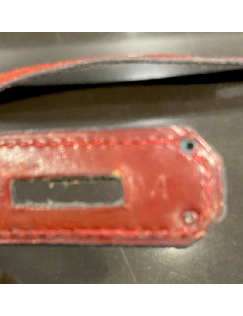 Kelly 32 HERMES box rouge H Vintage