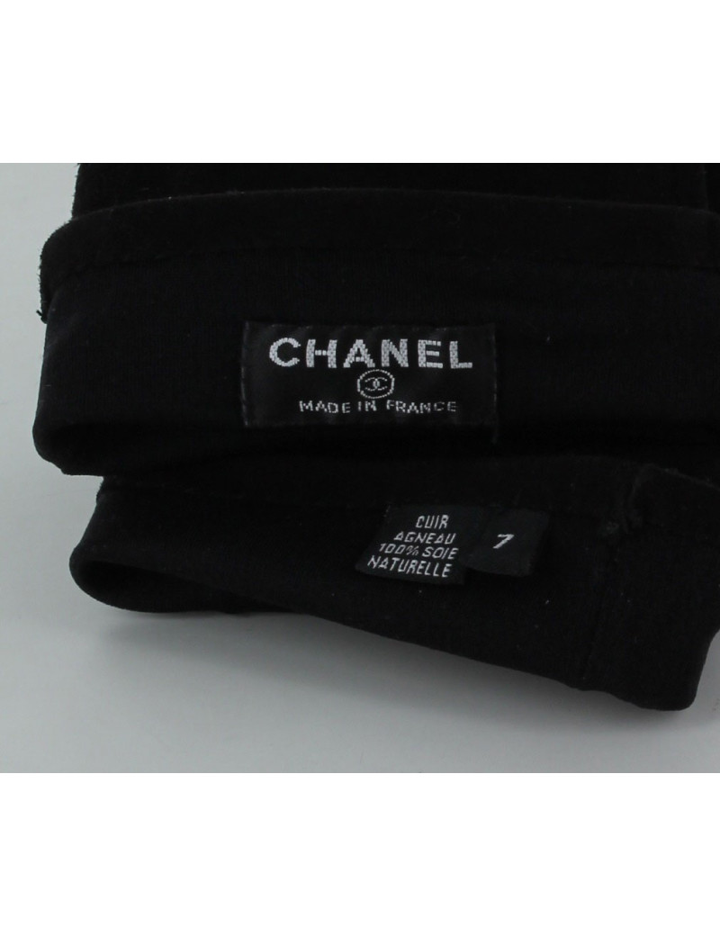 gants CHANEL mi-longs  T7