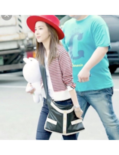 Sac CHANEL Girl en tweed noir et brillants 