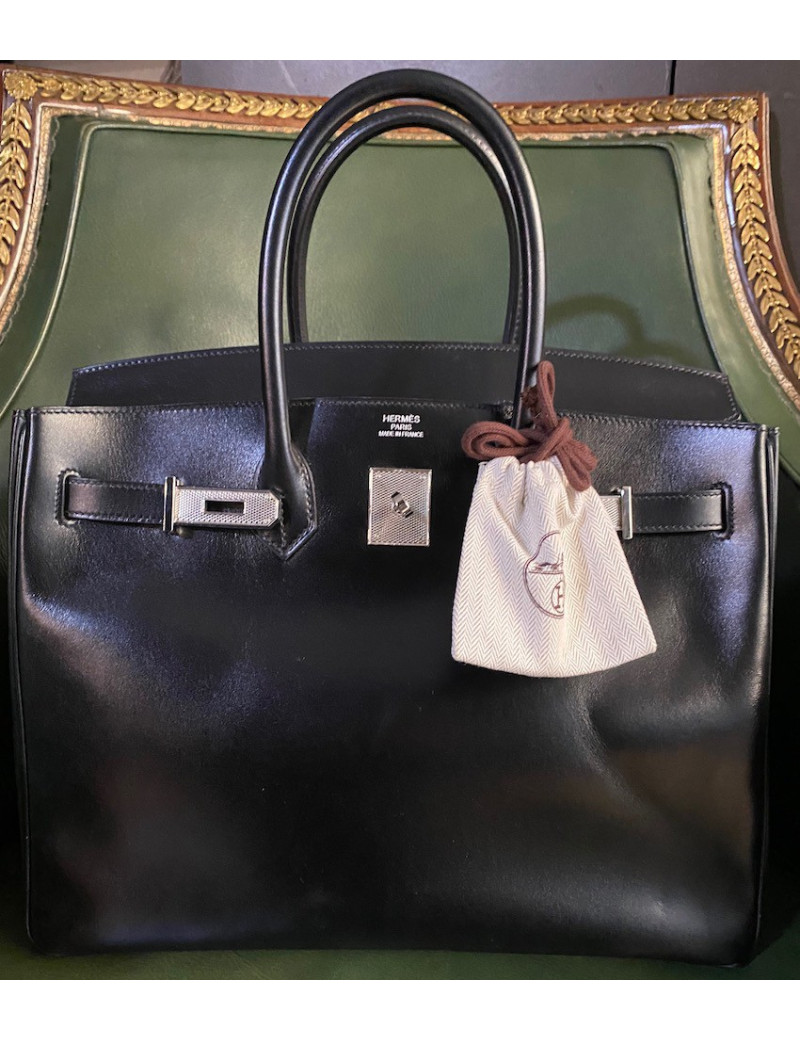 Birkin 35 HERMES box noir 