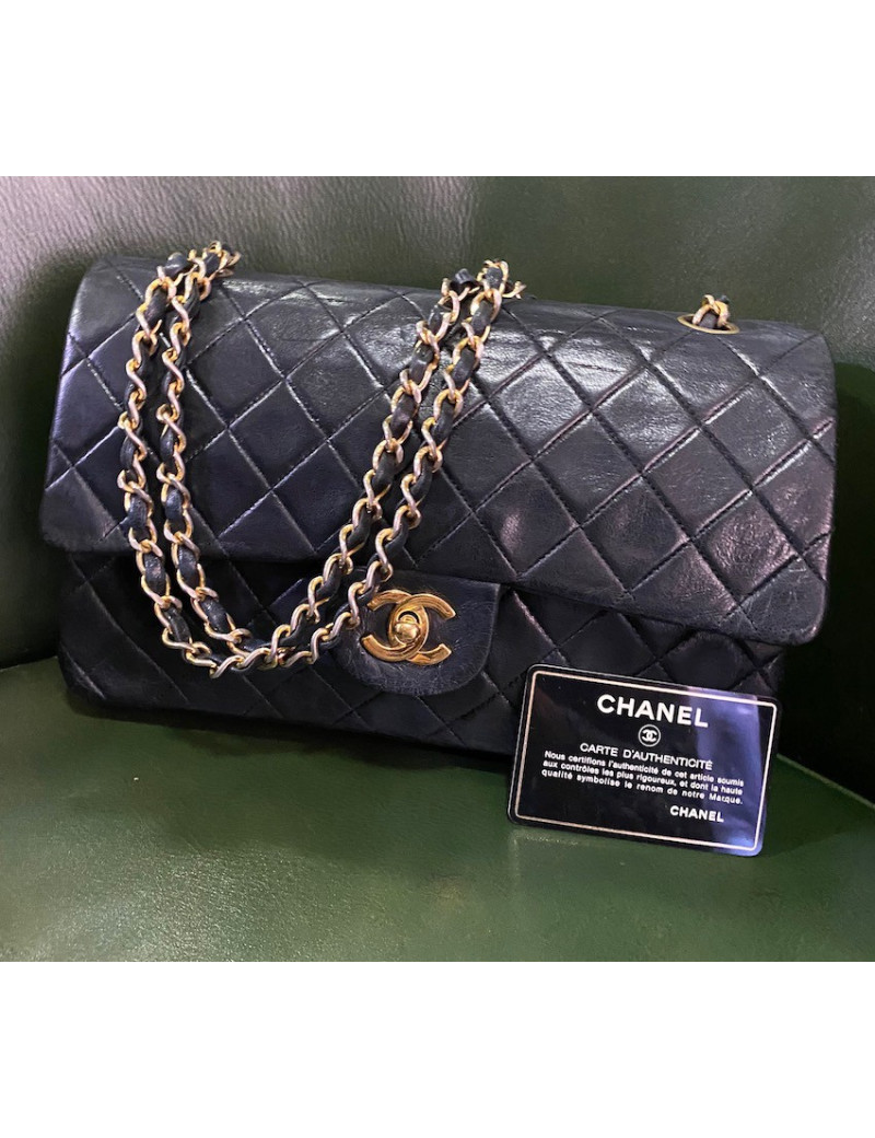 Sac Timeless CHANEL Vintage noir