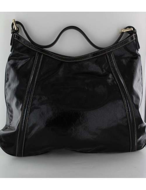 sac GUCCI en vernis noir