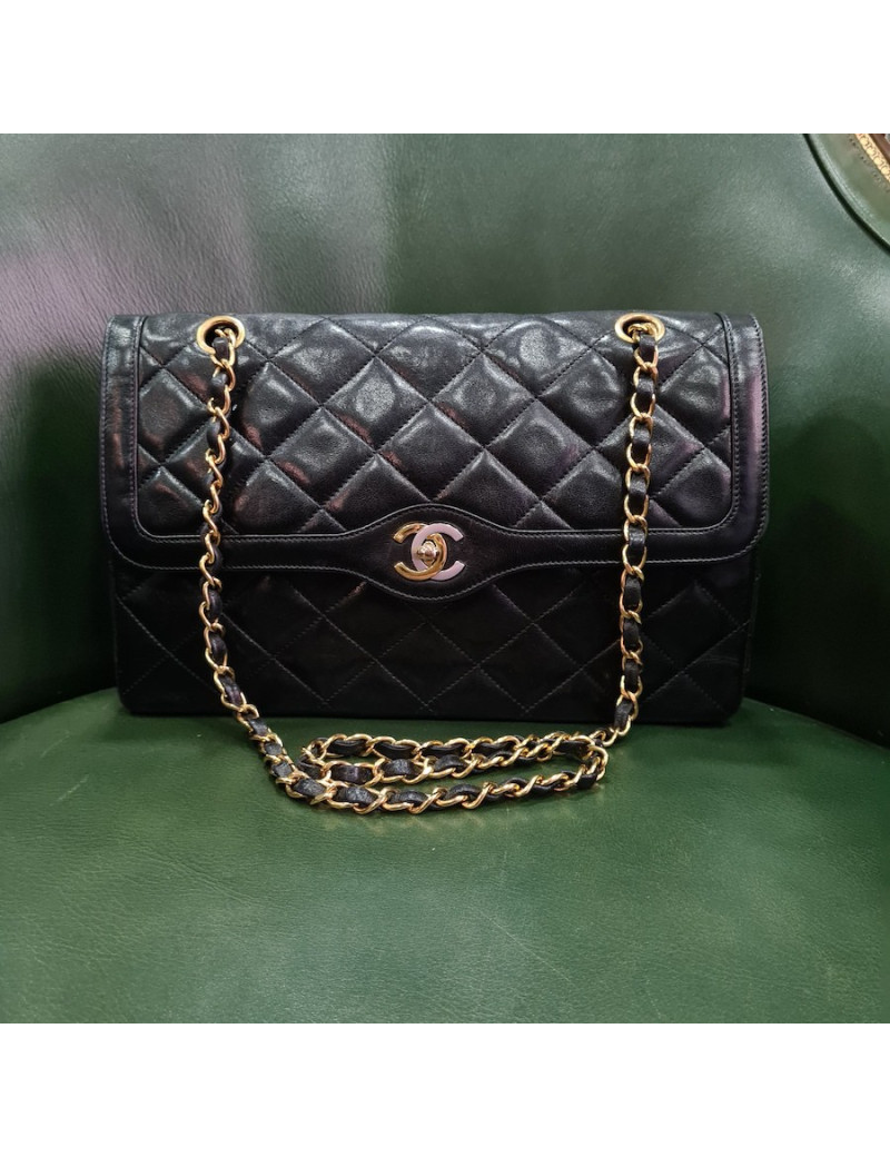 Sac CHANEL CC Haute couture or et argent