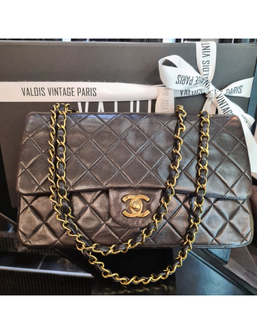 Sac classique CHANEL marron 