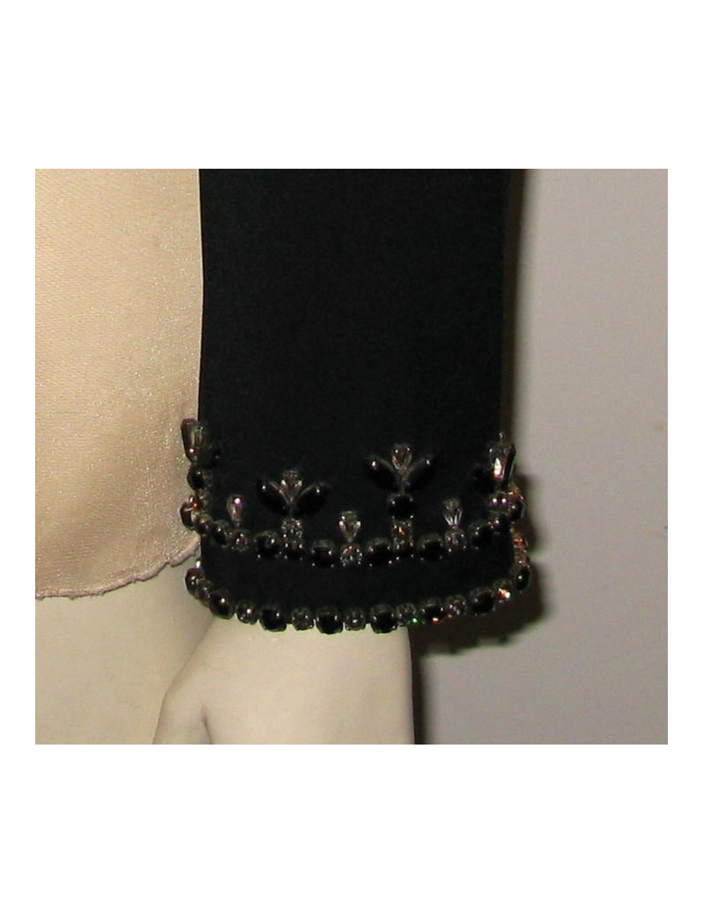 Veste noire plissÃ©e CHRISTIAN DIOR