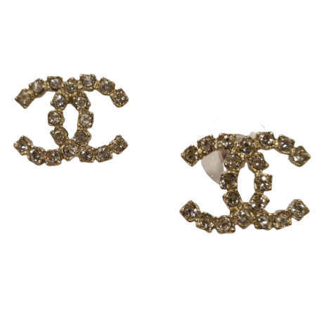 Superb CHANEL CC earrings - Authentic Pre-Owned Jewelry