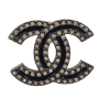 Clous CHANEL noirs strass