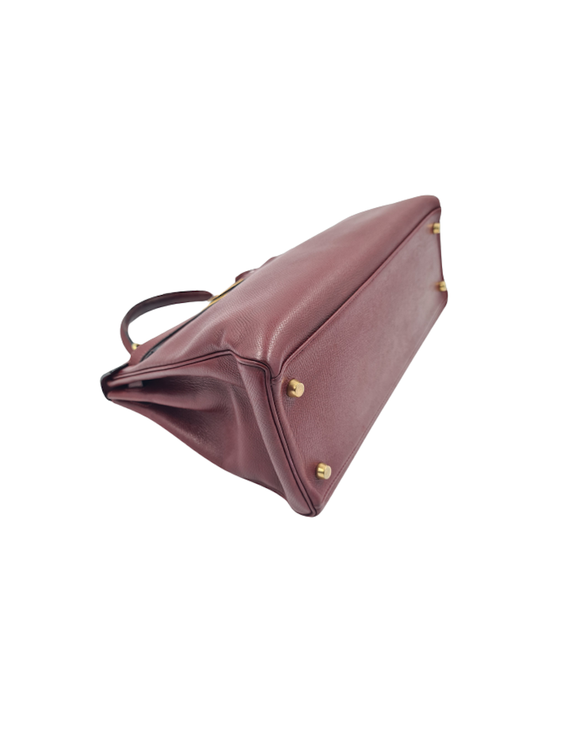 Kelly 32 HERMES rouge H grainé