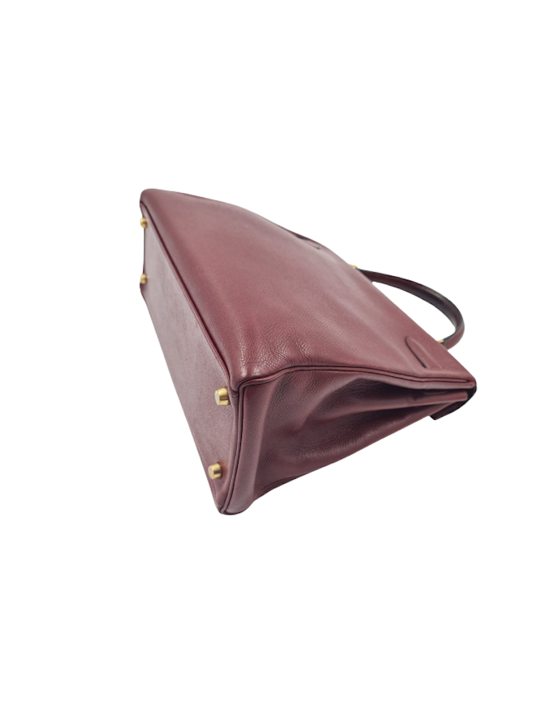 Kelly 32 HERMES rouge H grainé