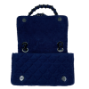 CHANEL Timeless Blue Terrycloth Bag
