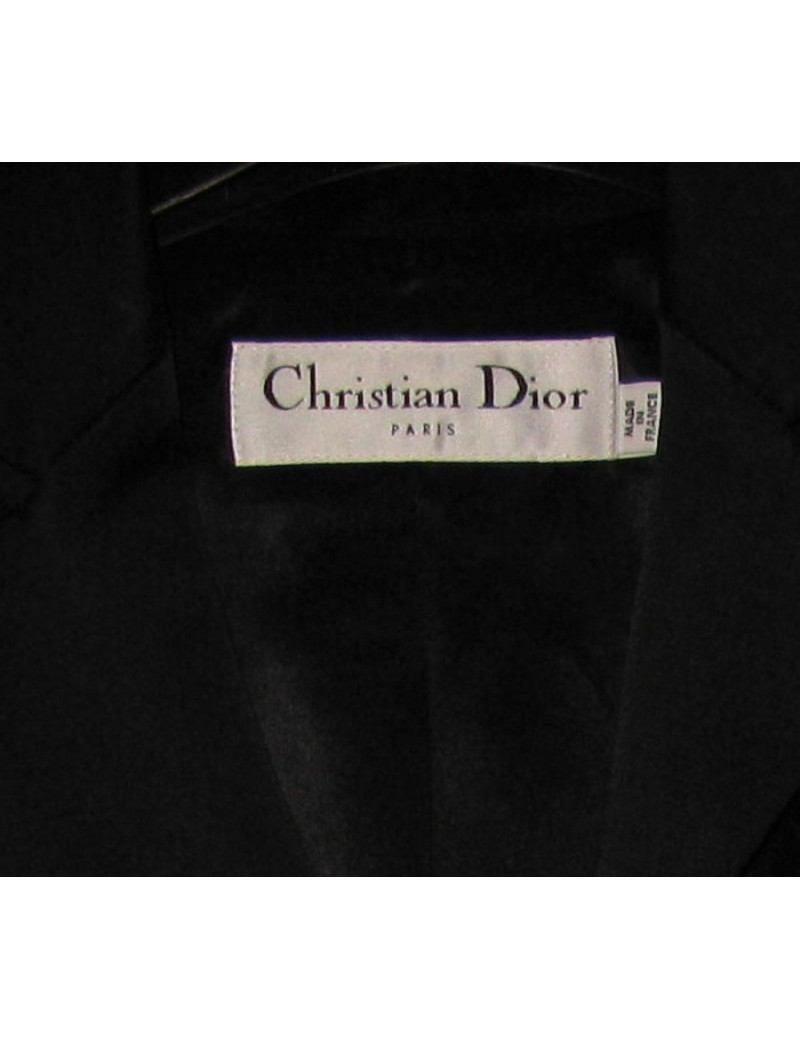CHRISTIAN DIOR pleated black jacket