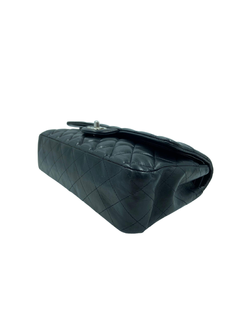 Sac à main Timeless CHANEL cuir lisse noir