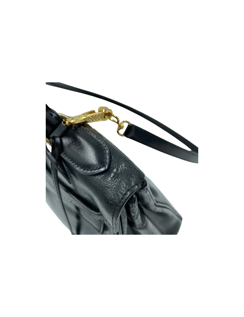 Kelly 32 HERMES box noir vintage