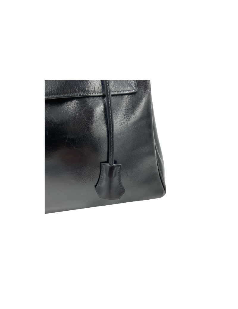 Kelly 32 HERMES box noir vintage
