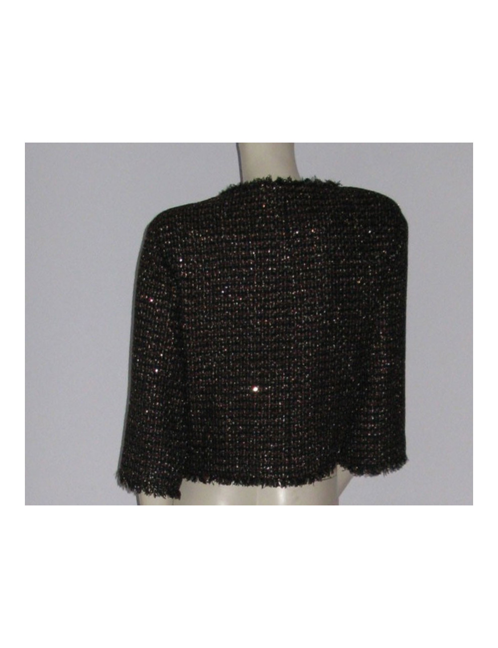 Veste CHANEL en tweed pailleté