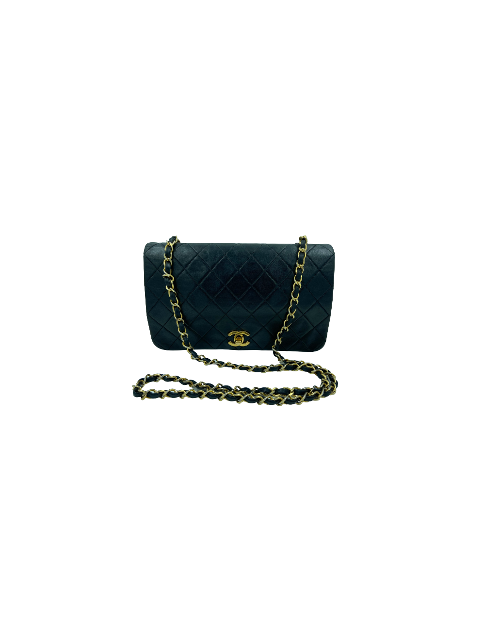 Sac CHANEL matelasse noir Vintage