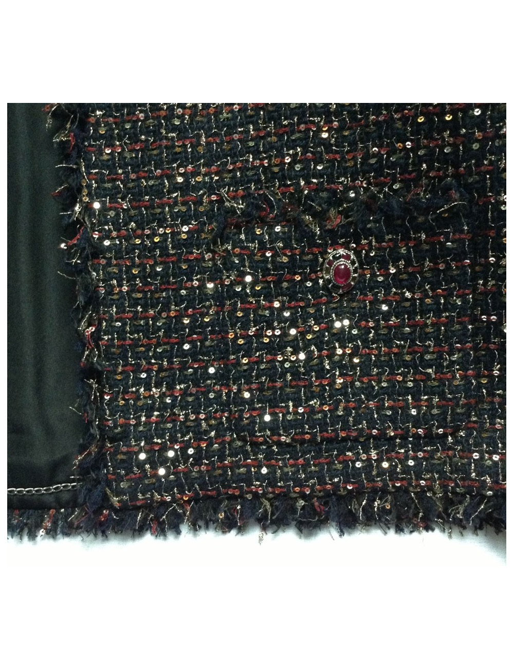 Veste CHANEL en tweed pailleté