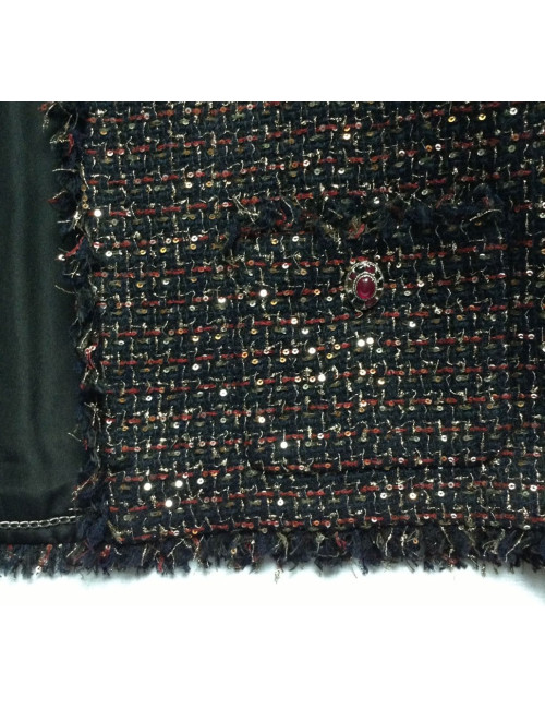 Veste CHANEL en tweed pailleté