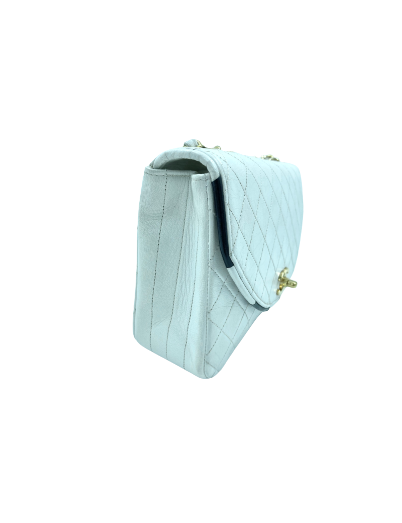 Sac à main CHANEL blanc Vintage
