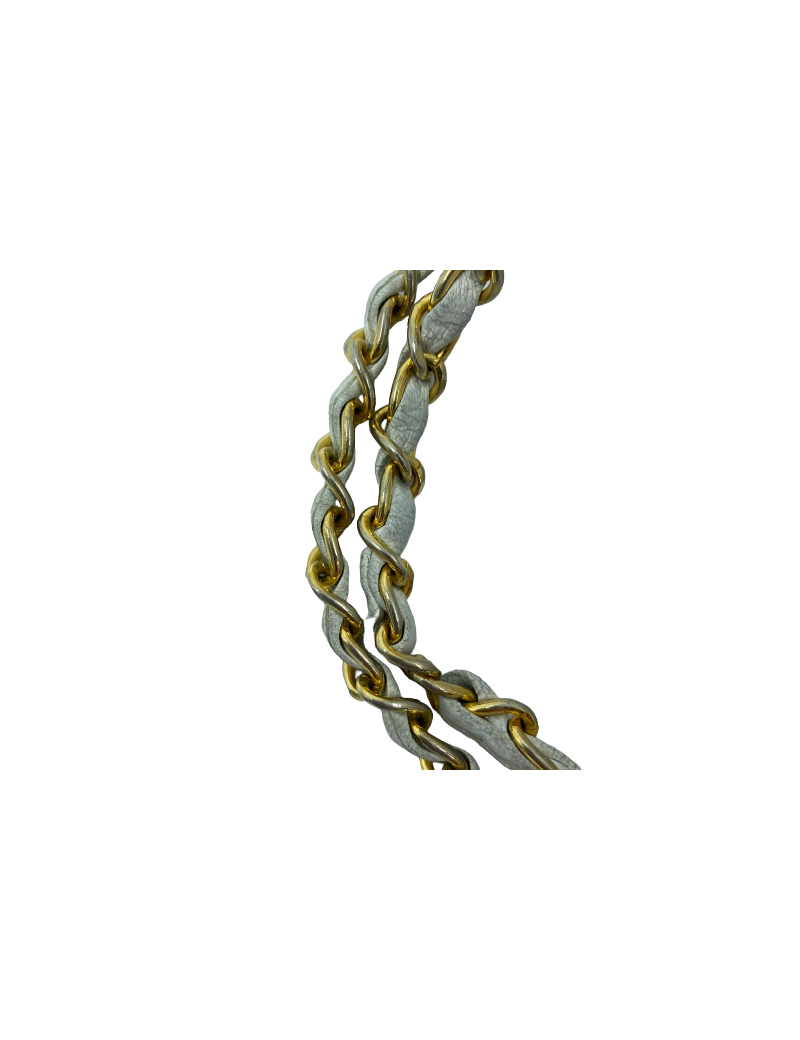 Sac à main CHANEL blanc Vintage