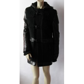 Black 3/4 BALENCIAGA wool pea coat