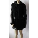 Black 3/4 BALENCIAGA wool pea coat