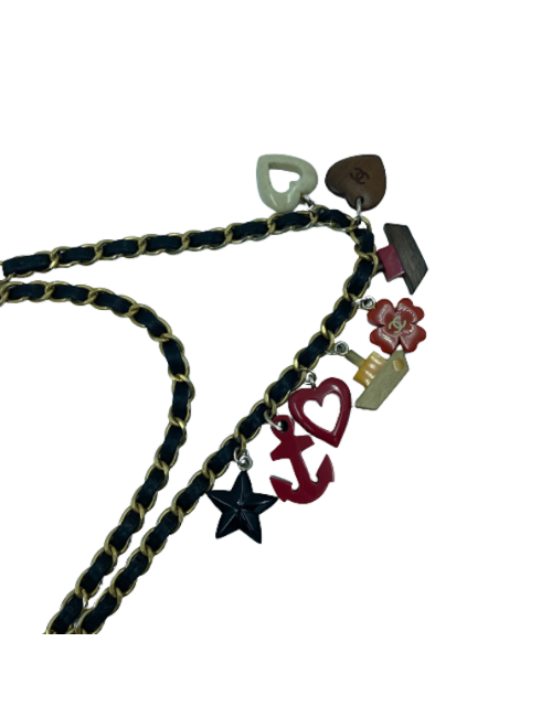 CHANEL Mademoiselle bag Croisière black quilted leather