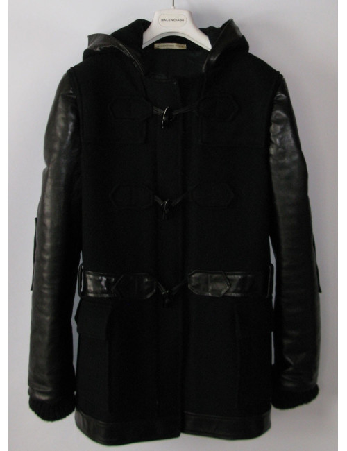 Manteau BALENCIAGA en laine noir