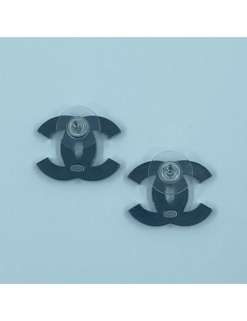 Clous CC strass et ruthenium CHANEL