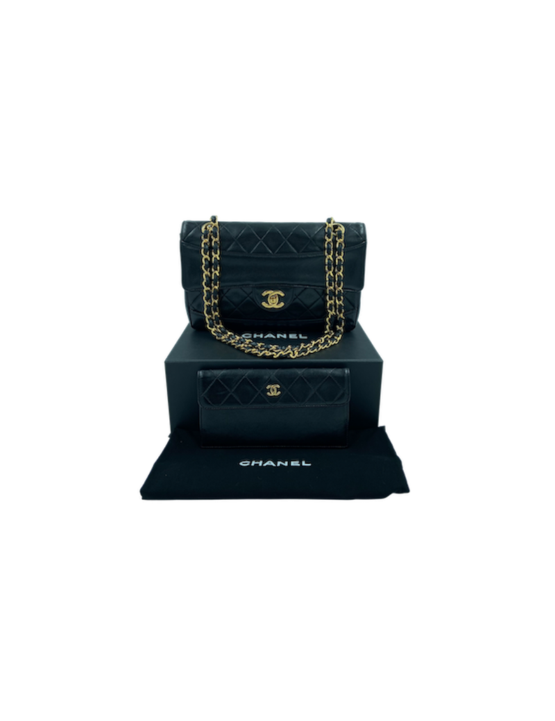 Sac classique CHANEL noir vintage
