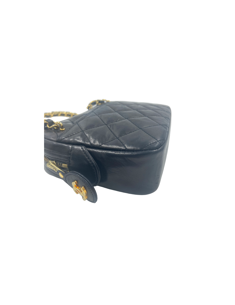 Mini timeless CHANEL noir