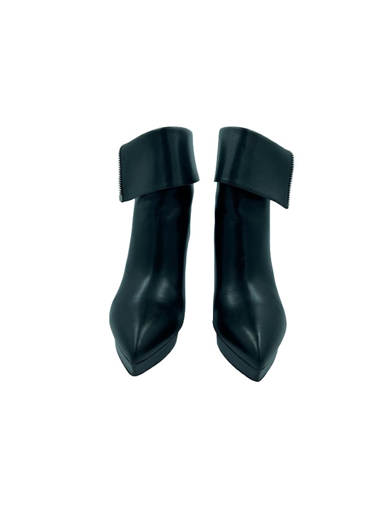 Bottines SAINT LAURENT T40 cuir noir 