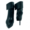 SAINT LAURENT T40 black leather boots