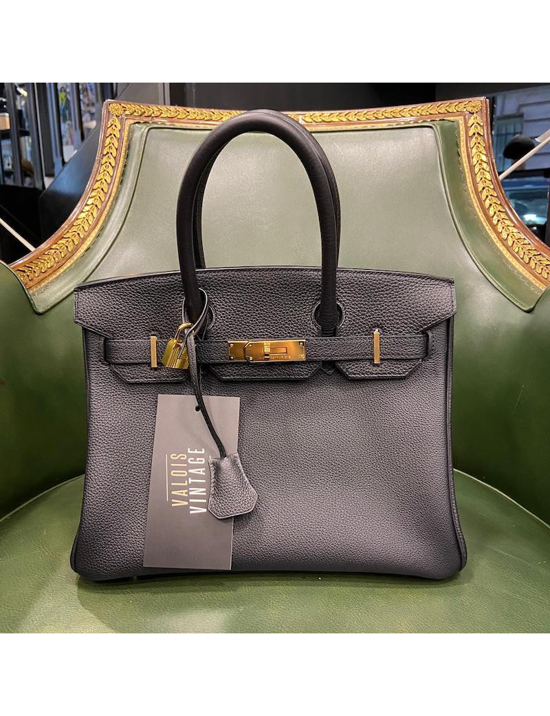 Sac HERMES Birkin 30 togo noir