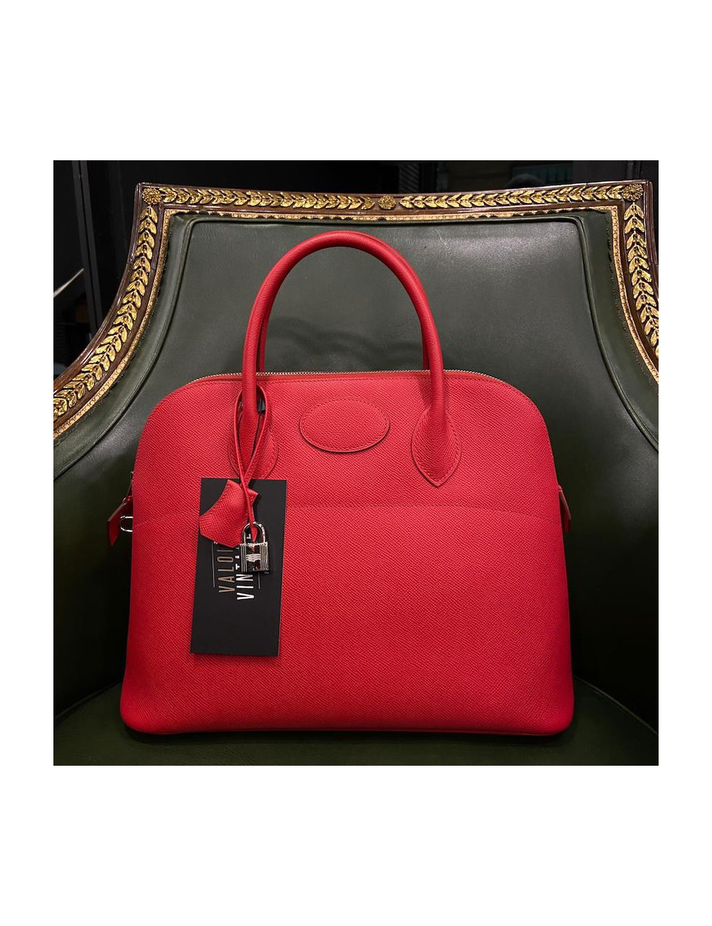 Sac Bolide HERMES epsom rouge